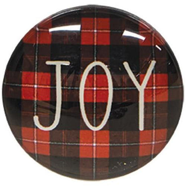6 Set Buffalo Check Christmas Magnets - The Fox Decor
